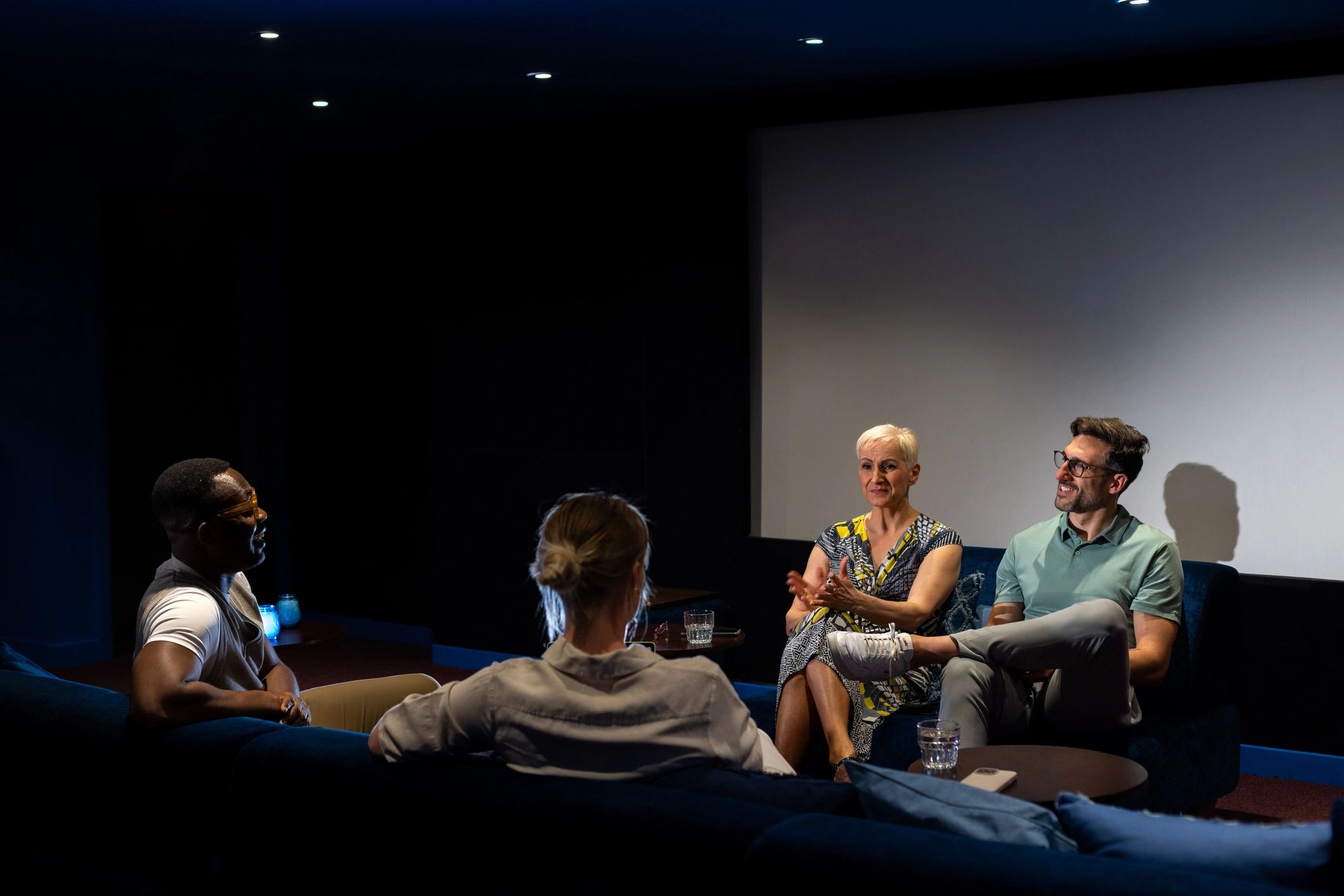 Audience at an educational panel discussion